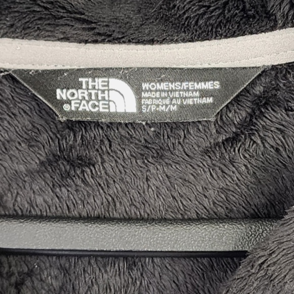Soft Cozy Chic The North Face Fleece Oso Poncho Jacket Black S/P Hood Pockets - Picture 3 of 6